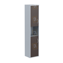 Шкаф-колонка с двумя малыми дверьми