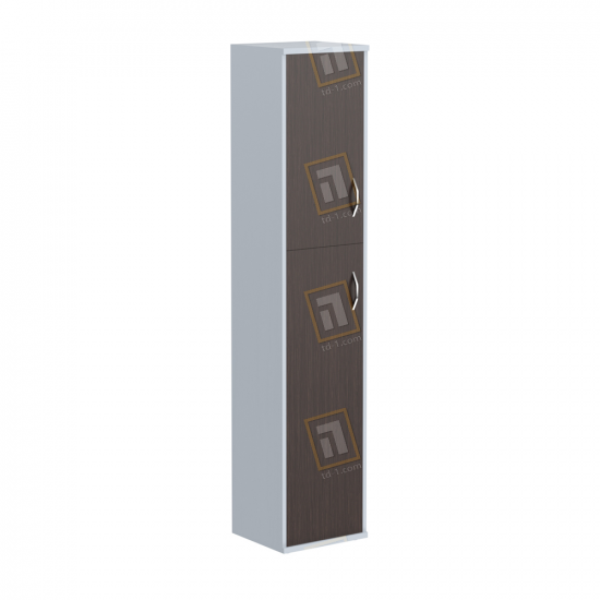 Шкаф-колонка со средней и малой дверьми