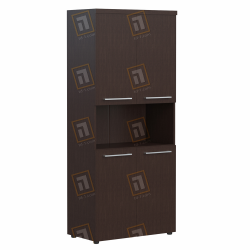 Шкаф с 2 комплектами малых дверей