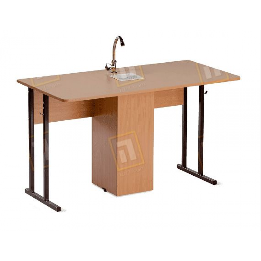 Стол для кабинета химии с раковиной